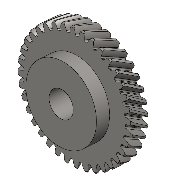 G076396-Helical Gear (2)=齿轮变速箱减速机差速器