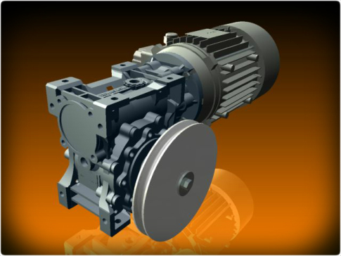 G076536-MOTOR+ 变速箱 (2)=齿轮变速箱减速机差速器