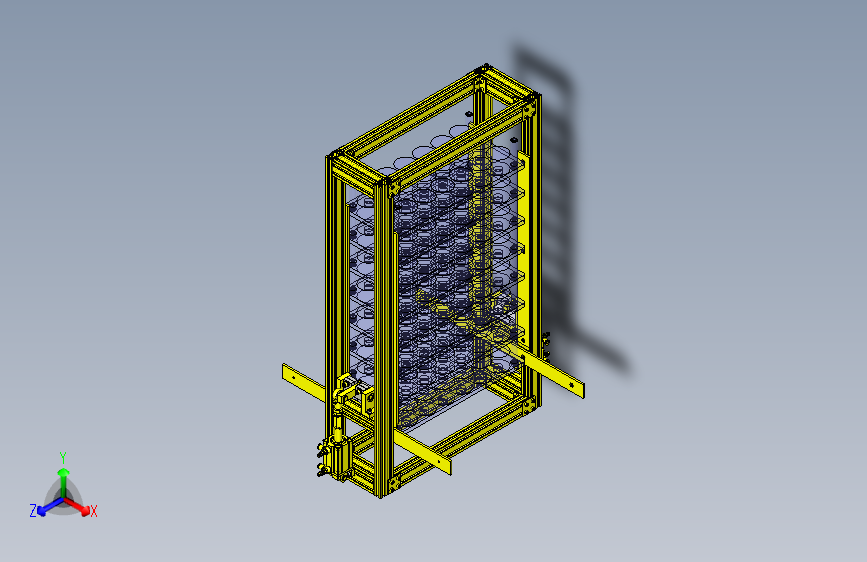 工件分段机构3D图纸