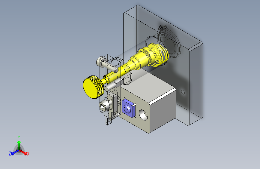 微小零件的按压夹具3D图纸