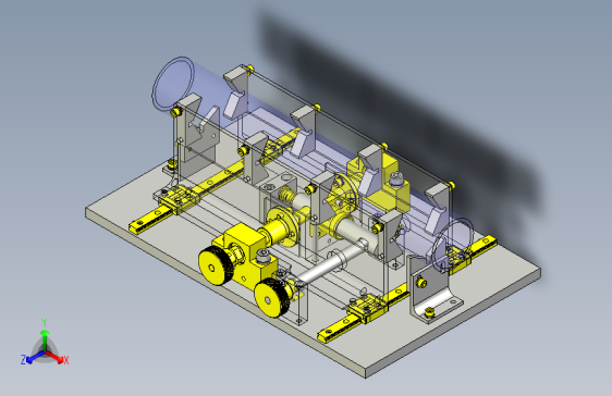 一款薄壁管保持机构3D模型