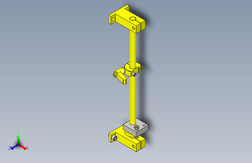 一款操作盘旋转机构3D图纸