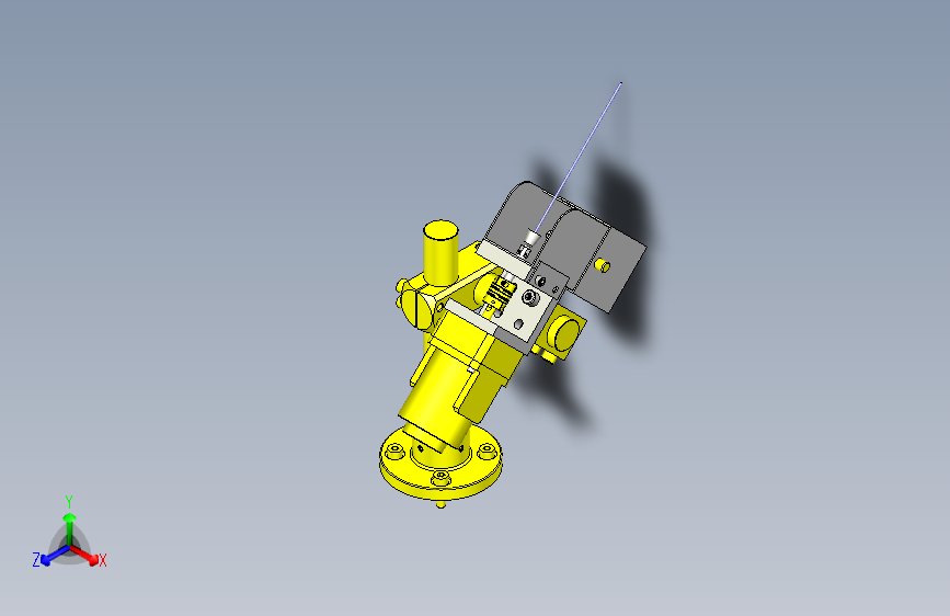 一款焊条前端清扫组件3D模型