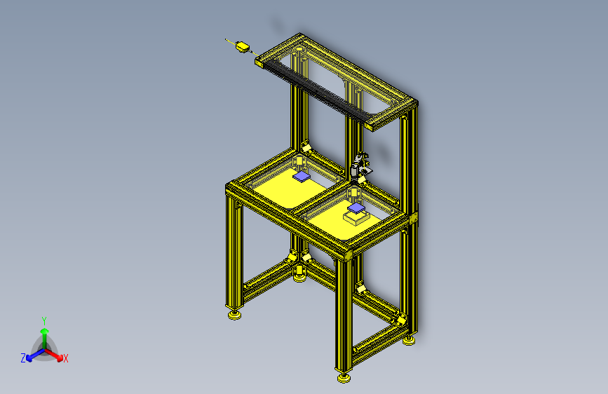 一款检查台3D图纸