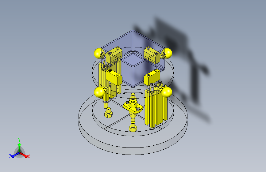 一款简易分度工作台3D图纸
