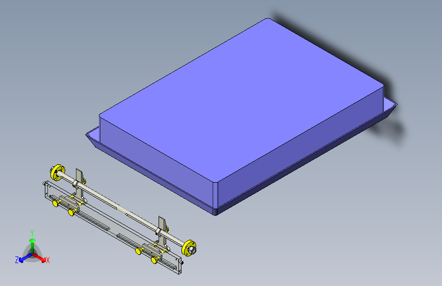一款可变式自重止回组件3D模型
