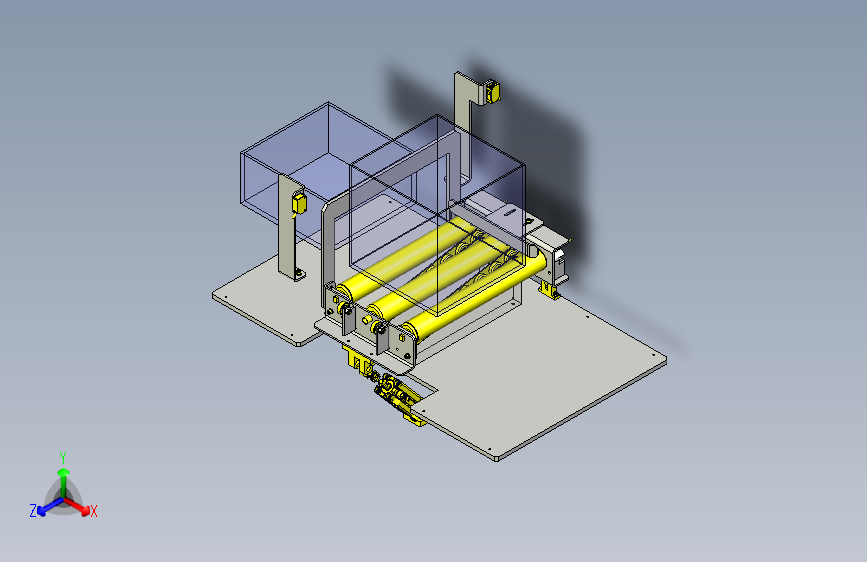 一款利用倾斜的分类(不同高度)机构3D模型