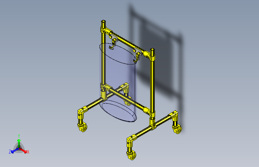 一款塑料袋开闭底座3D图纸