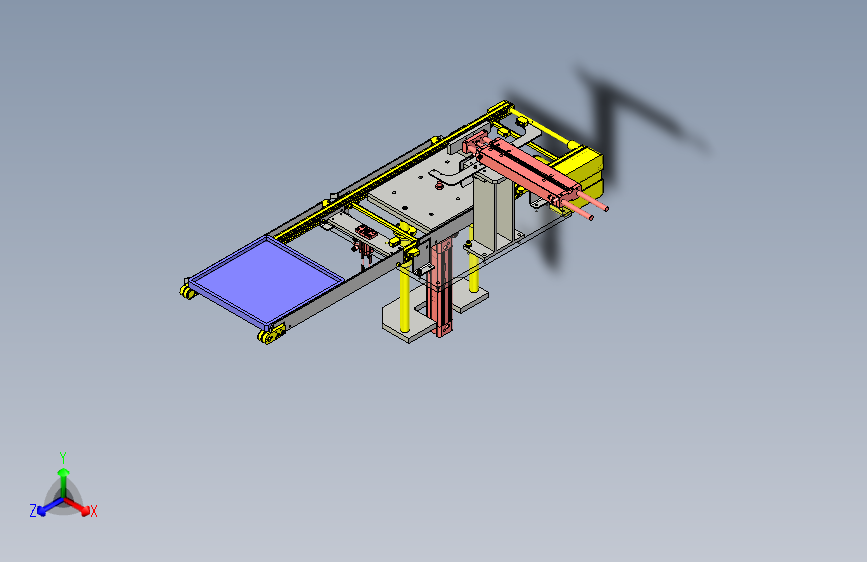 一款托盘移动升降机3D模型