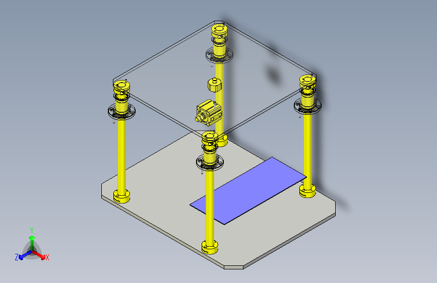 一款悬吊式升降机3D模型