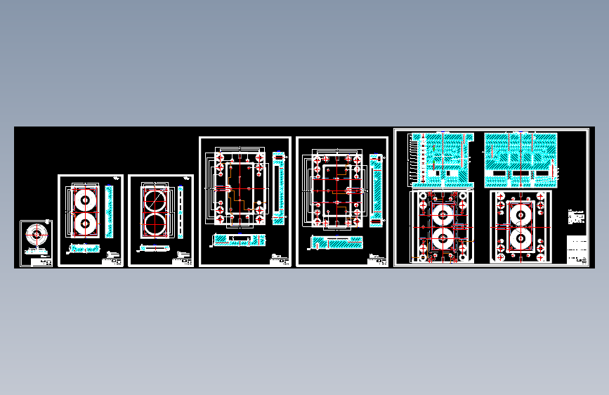塑料桶盖注塑模CAD