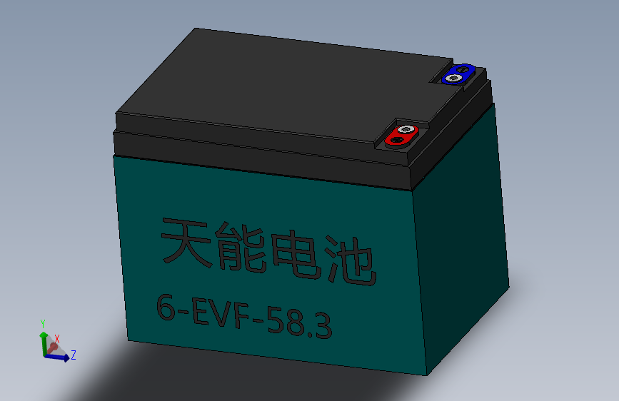 天能E3电池6-EVF-58.3