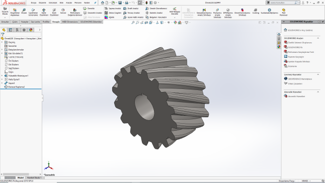 G076771-Solidworks 例子图 220 齿=齿轮变速箱减速机差速器