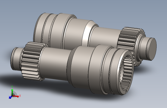G076776-Solidworks教程#145带内孔的齿轮轴在Solidworks中由Solidworks Easy Design完成=齿轮变速箱减速机差速器