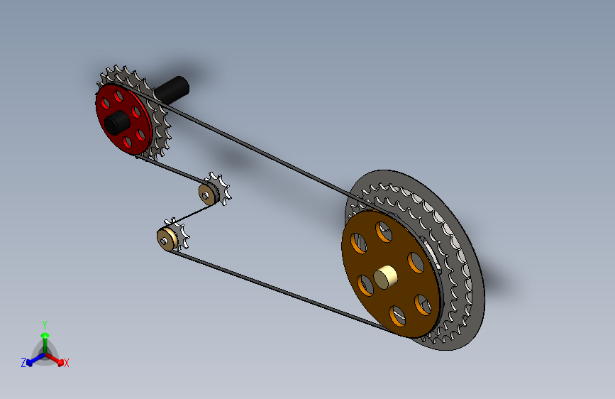 G076779-Solidworks教程#197 通过SW Easy Design设计带传动和齿轮运动的链=齿轮变速箱减速机差速器