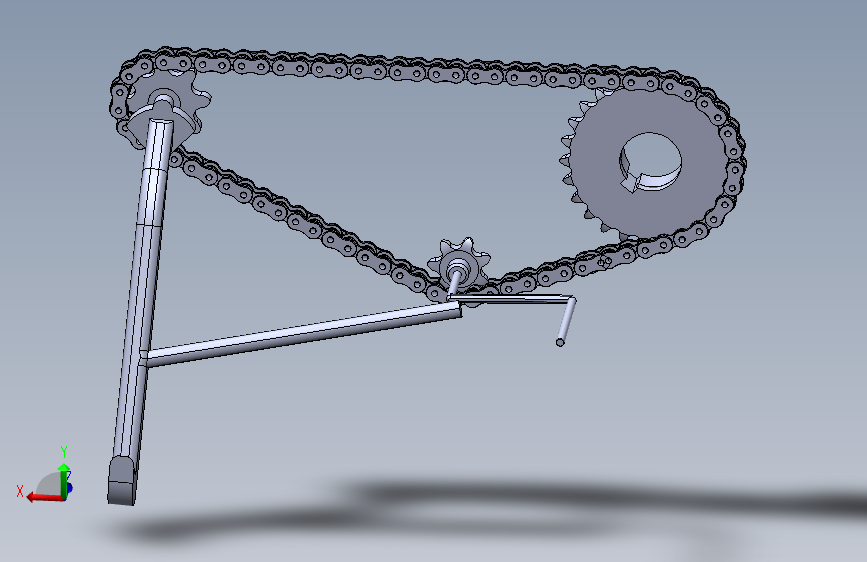 G076783-SolidWorks中的侧支架机构=齿轮变速箱减速机差速器