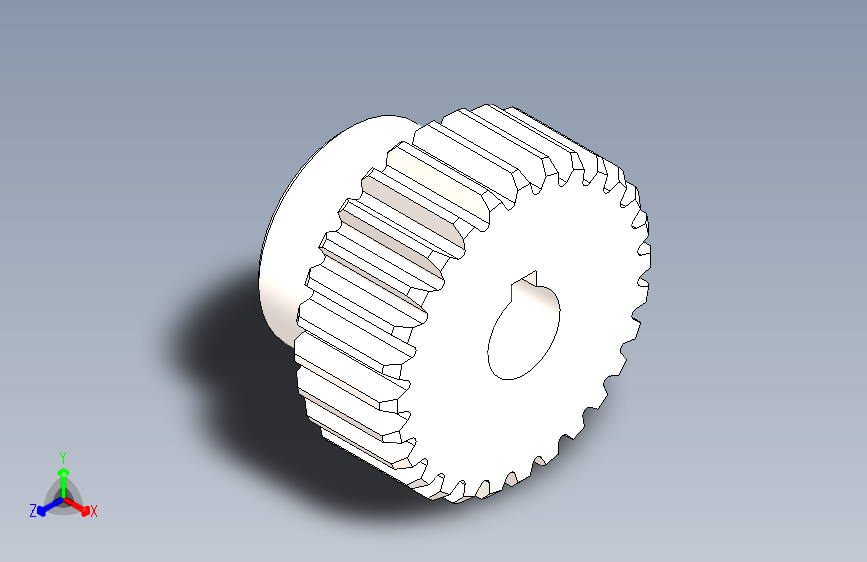 G076802-spur gear M1.5 Z28=齿轮变速箱减速机差速器