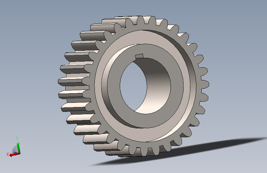 G076805-spur gear：直齿轮 (1)=齿轮变速箱减速机差速器