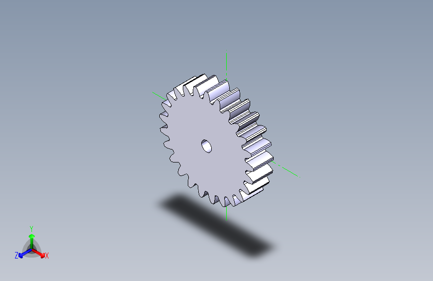 G076808-spur gear：直齿轮 (5)=齿轮变速箱减速机差速器