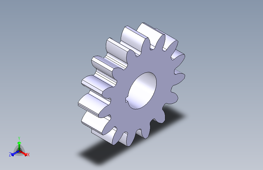 G076812-spur gear：直齿轮 (9)=齿轮变速箱减速机差速器
