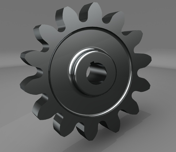 G076826-spur gear：直齿轮 (23)=齿轮变速箱减速机差速器
