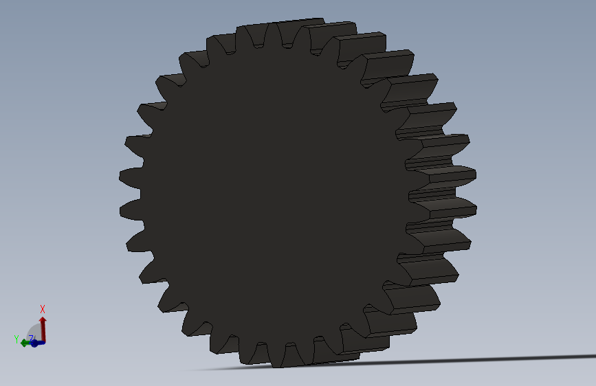 G076832-spur gear：直齿轮 (30)=齿轮变速箱减速机差速器