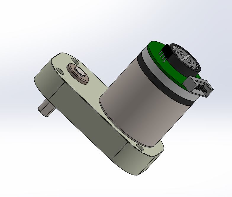 G077163-编码器减速电机=齿轮变速箱减速机差速器