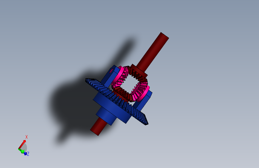 G077884-差速器 (18)=齿轮变速箱减速机差速器