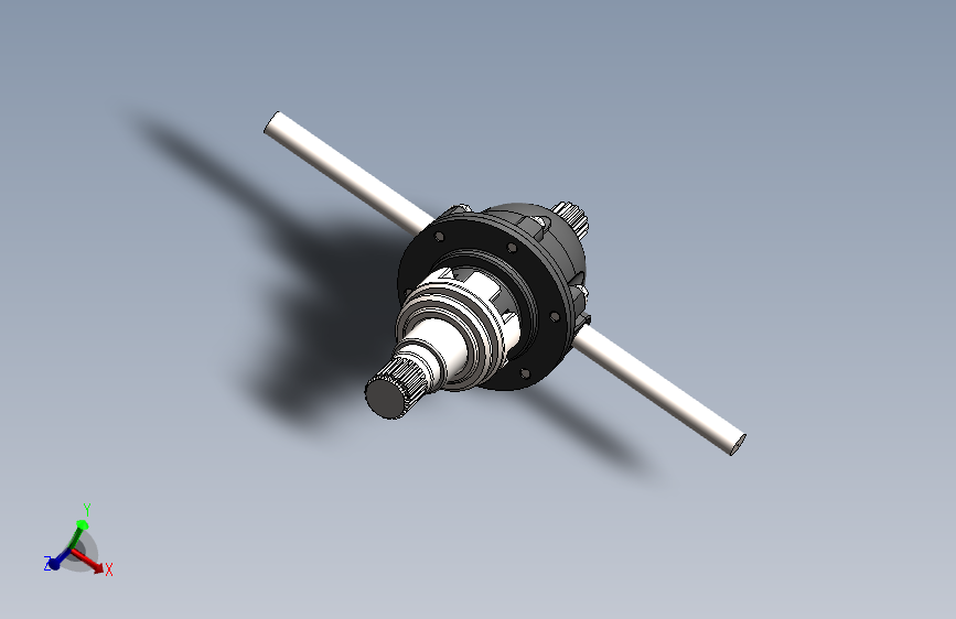 G078019-差速器系统 (1)=齿轮变速箱减速机差速器