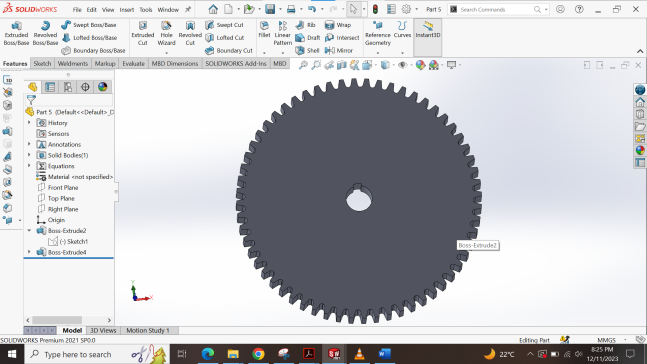 G078591-齿轮 SolidWorks=齿轮变速箱减速机差速器