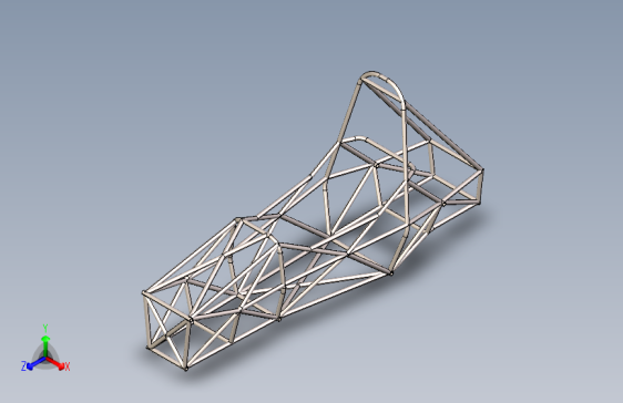 G055386-FSAE+赛车底盘=车架底盘悬架悬挂