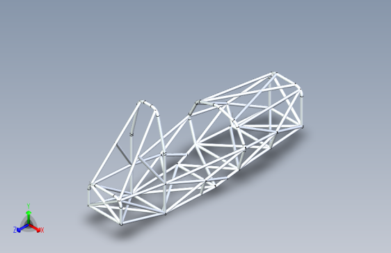 G055388-FSAE+赛车底盘模型=车架底盘悬架悬挂