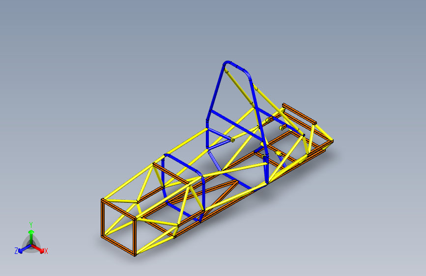 G055398-FSAE底盘用于DR-01=车架底盘悬架悬挂