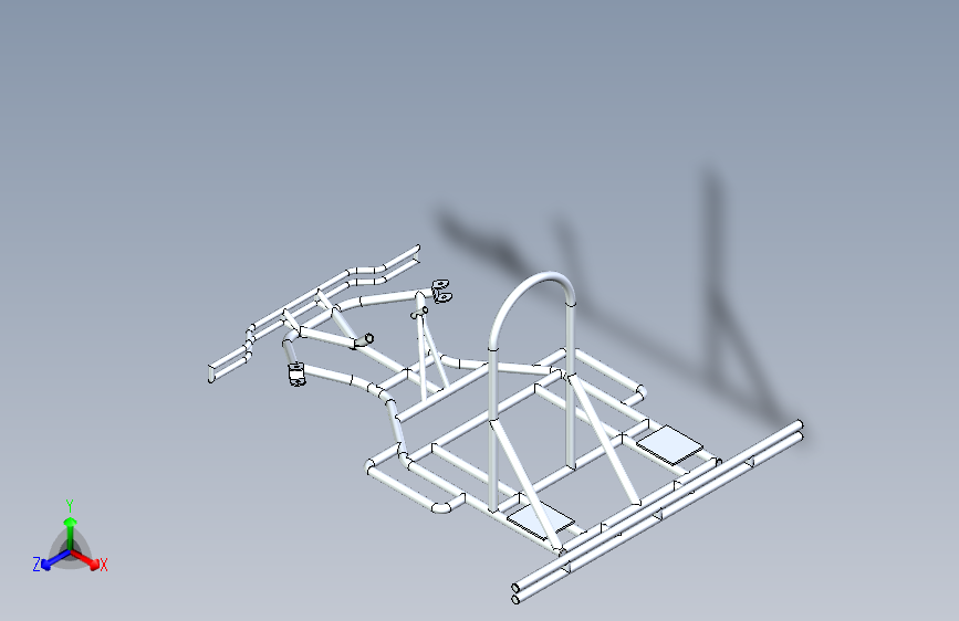 G055407-GO+KART+底盘+2024=车架底盘悬架悬挂