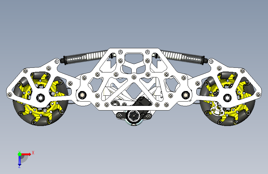 G055433-KTM+Duke+200+车架+(1)=车架底盘悬架悬挂 俯视图