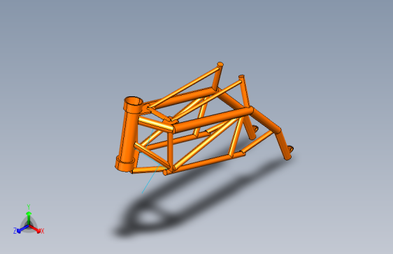 G055437-KTM+DUKE390+底盘=车架底盘悬架悬挂