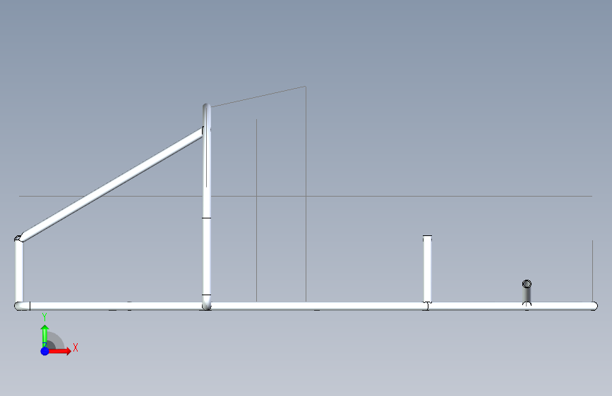 G055625-底盘+(11)=车架底盘悬架悬挂 正面视图
