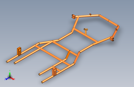 G055990-卡丁车底盘+(26)=车架底盘悬架悬挂