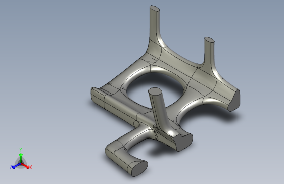 G056042-兰博基尼Aventador+生成性有机设计底盘+-+有机框架概念+-+3D打印=车架底盘悬架悬挂