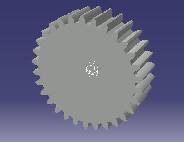 G079118-齿轮-直齿在Catia=齿轮变速箱减速机差速器