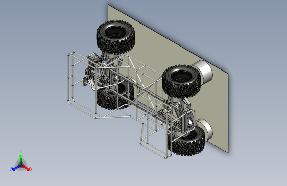 G056528-自主自行车追踪器=车架底盘悬架悬挂
