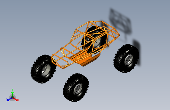 G056657-Jeep+越野车防滚架=车架