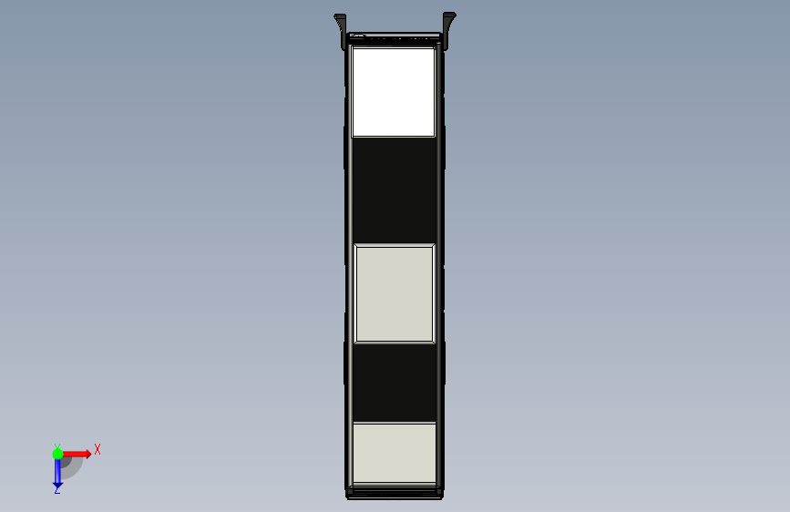 G057248-Solidworks,+巴士=巴士大巴汽车 俯视图