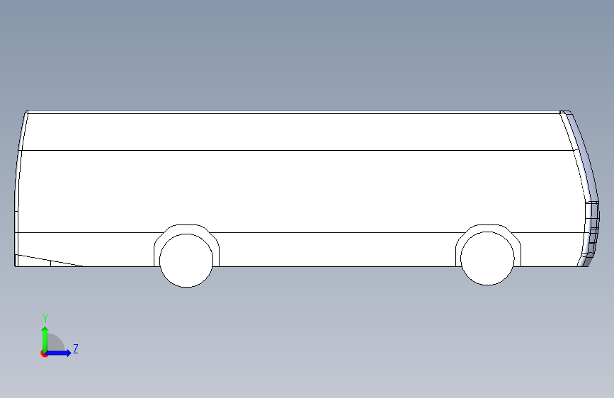G057279-巴士+(15)=巴士大巴汽车 左侧视图