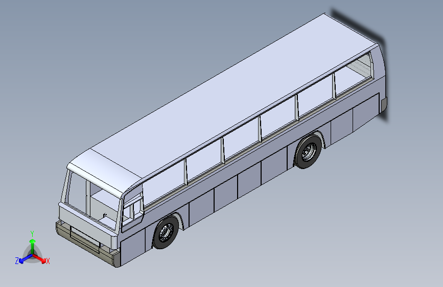 G057393-公交车建模（Solid+Works）=巴士大巴汽车