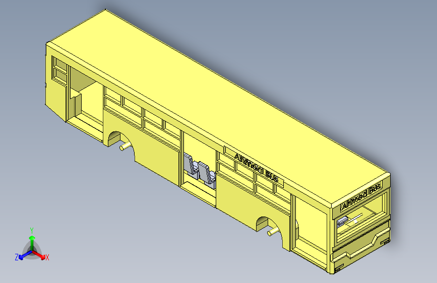 G057446-迷你巴士玩具=巴士大巴汽车