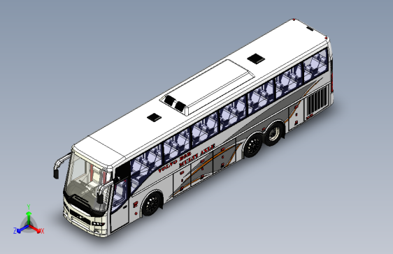 G057483-沃尔沃+b9r+多轴=巴士大巴汽车