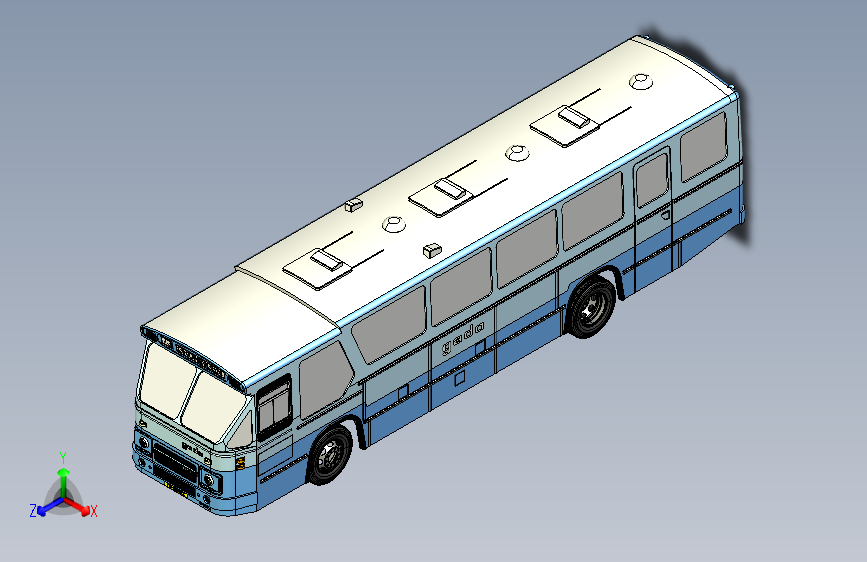 G057534-最古老的达夫+MB200+半旅行=巴士大巴汽车