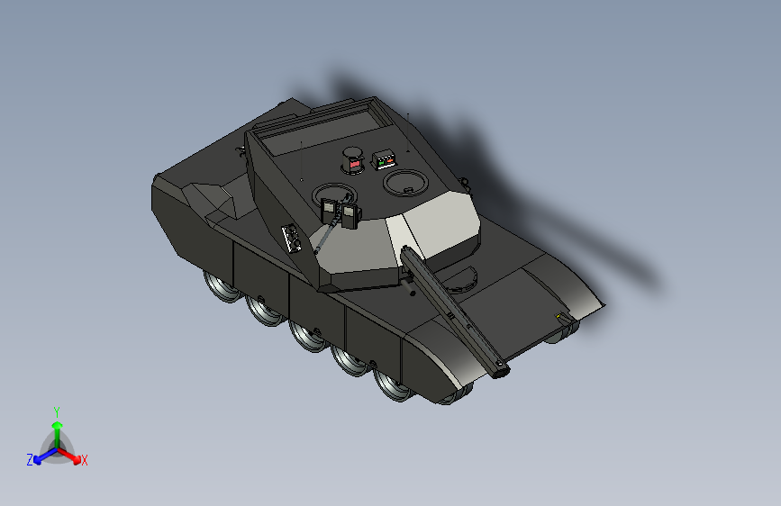 G057593-M1A3+隐形艾布拉姆斯=坦克装甲车