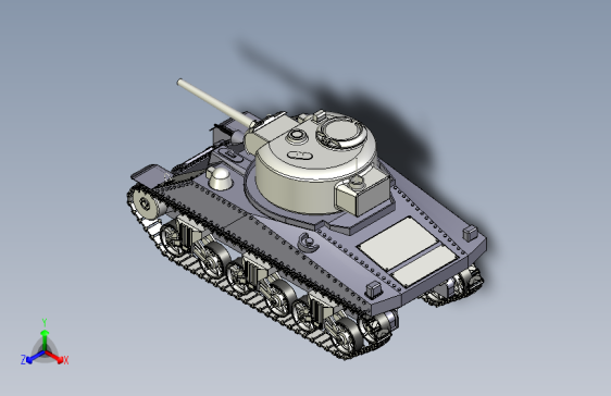 G057602-M4A4谢尔曼坦克=坦克装甲车